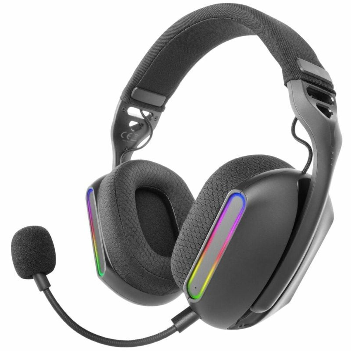 Gaming Headset with Microphone Mars Gaming MHWPRO Black