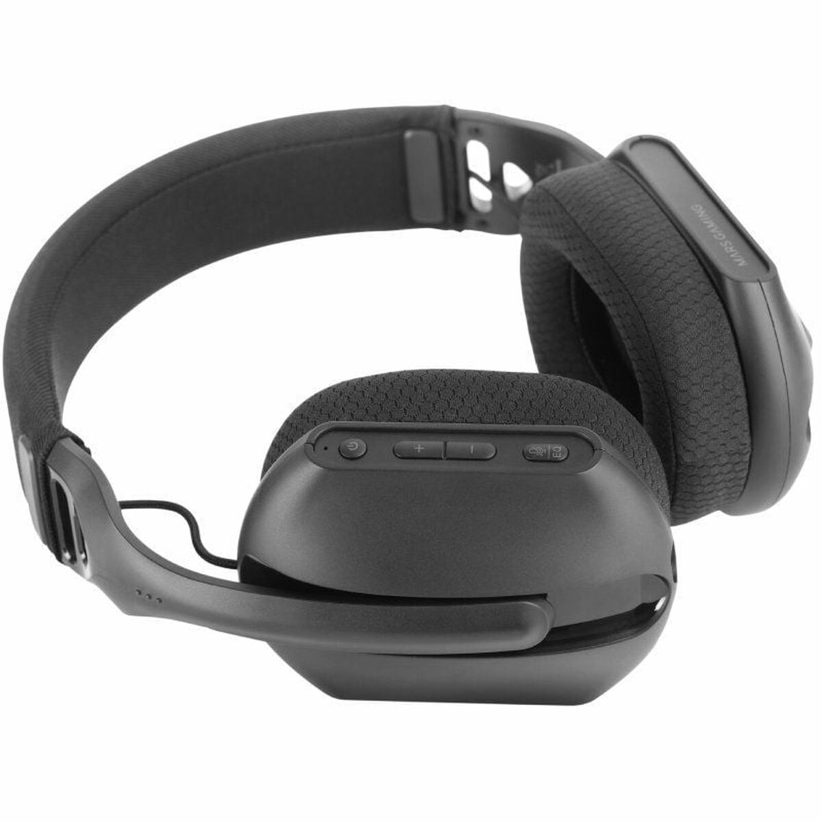 Gaming Headset with Microphone Mars Gaming MHWPRO Black